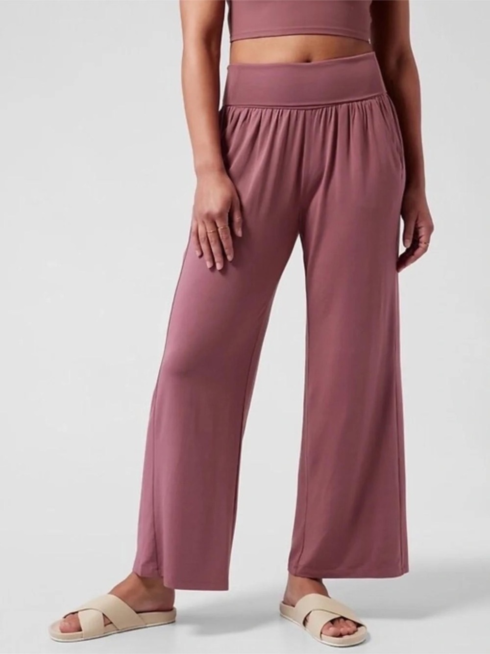 ATHLETA Studio Wide-Leg Pants